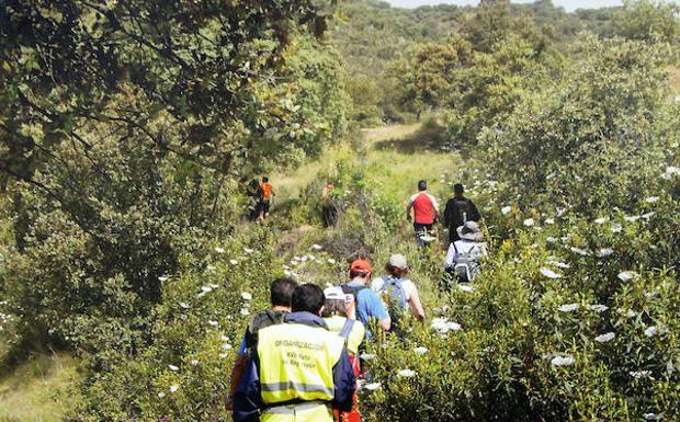 Un millar de personas participan este domingo en la XVIII Ruta del Rey Jayón de la Campiña Sur