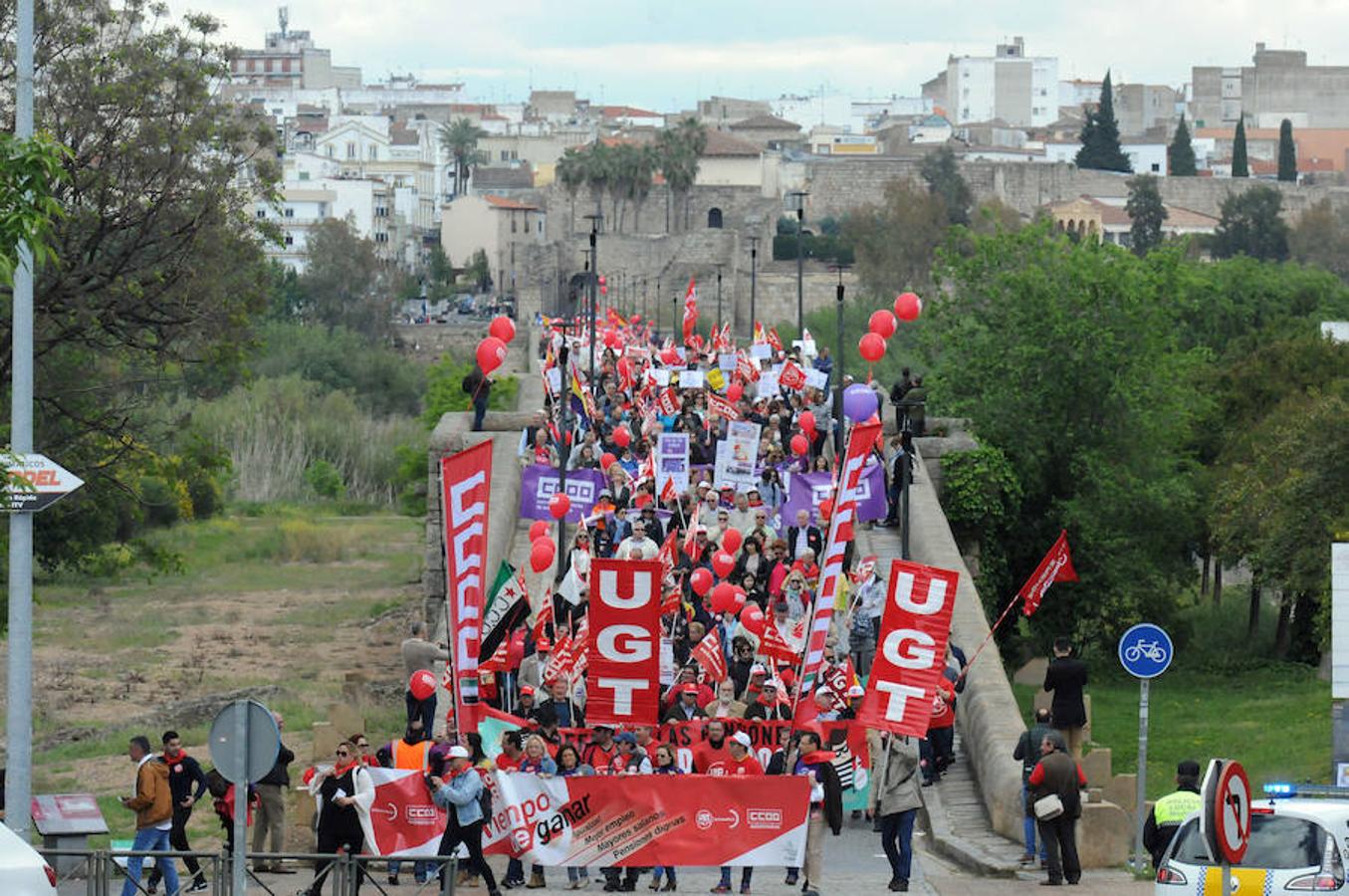 Fotos: Manifestación del Primero de Mayo en Mérida