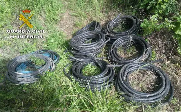 Detenidos por robar 450 kilogramos de cable de cobre en Coria