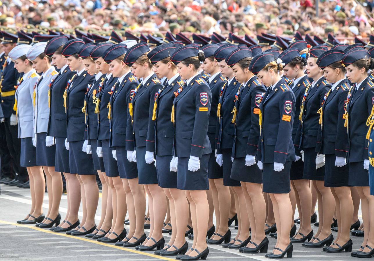 Celebraciones que marcan el 73º aniversario de la victoria de la Unión Soviética sobre la Alemania nazi durante la Segunda Guerra Mundial Volgogrado. 