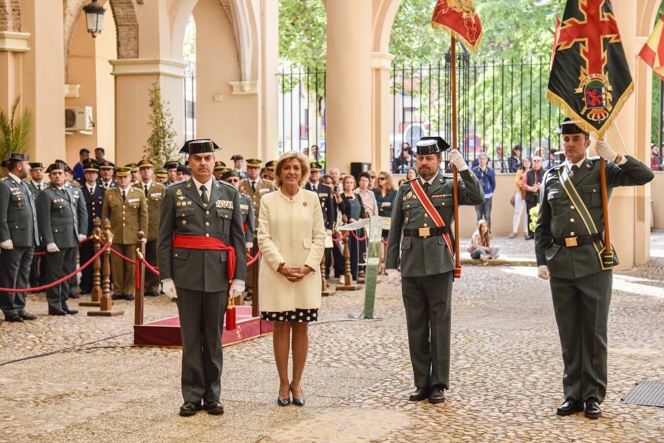 Celebración del 174 aniversario de la Guardia Civil en el Acuartelamiento de Santo Domingo en Badajoz