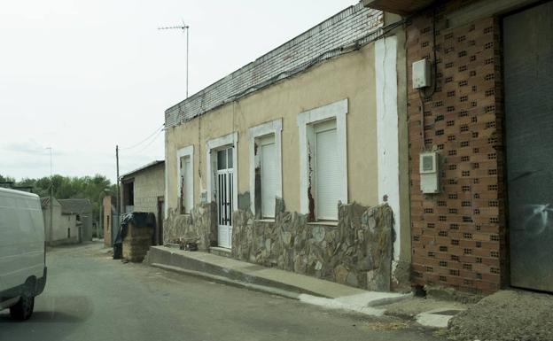 La casa del pastor y su hijo, autor del crimen.