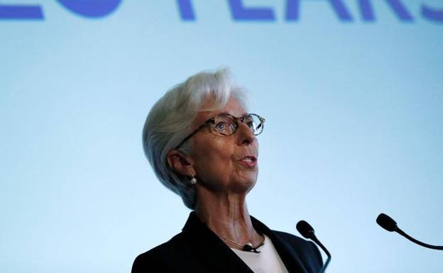 La directora gerente del FMI, Christine Lagarde