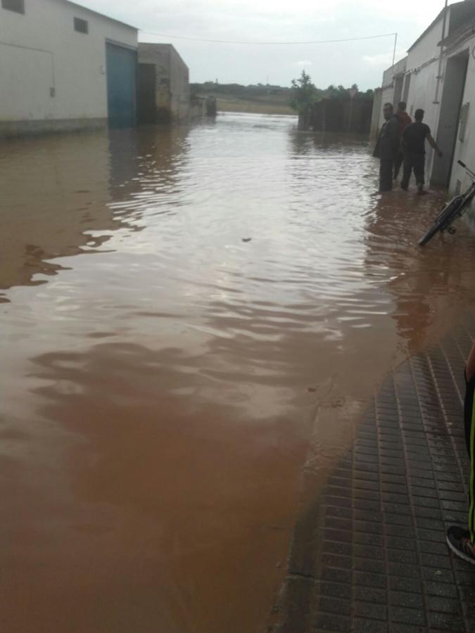 Justo una semana después la localidad pacense ha visto como el arroyo Tripero se volvía a desbordar 