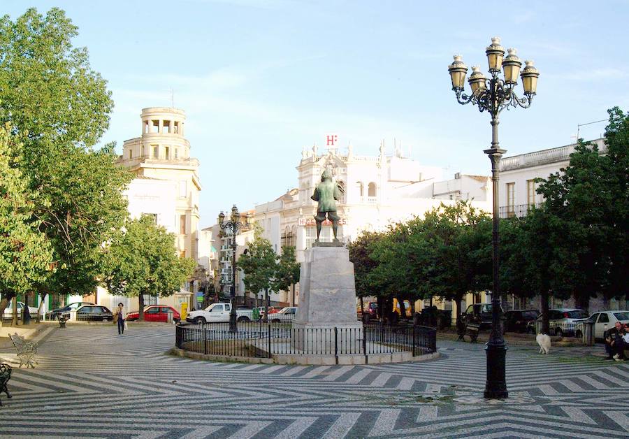 Imagen actual de la Plaza de Cervantes.