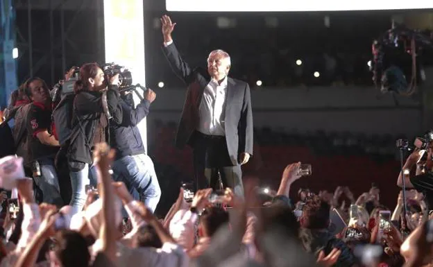 Andrés Manuel López Obrador, candidato a la Presidencia de México.