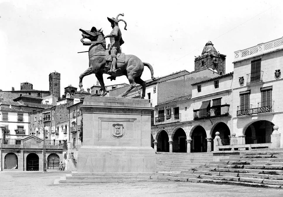 Monumento a Pizarro en Trujillo. (Foto Otto Wunderlich)