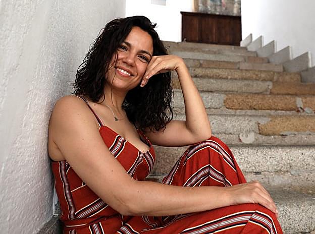 Diana Palazón, en la sede del festival. :: brígido