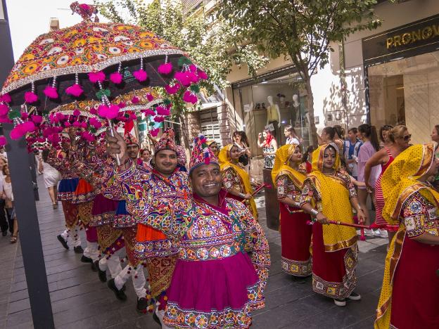 Uno de los grupos participantes el año pasado en Menacho. :: HOY