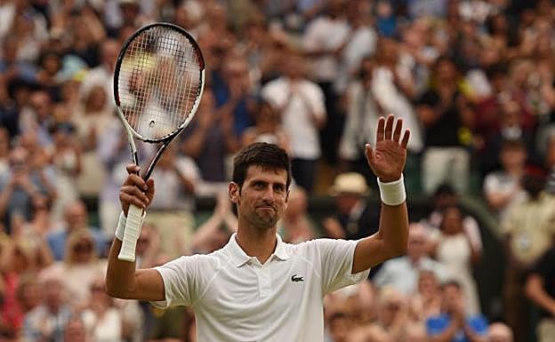 Djokovic, tras vencer a Nadal.
