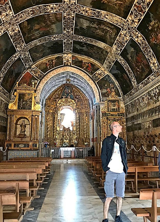 Frescos del santuario de la Virgen del Ara. :: E.R.