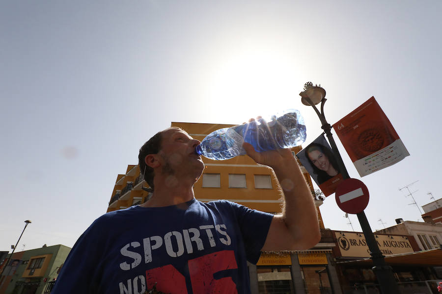 Las temperaturas superaron los 40 grados en casi todo el territorio extremeño