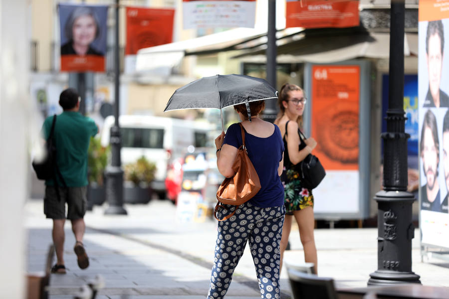 Las temperaturas superaron los 40 grados en casi todo el territorio extremeño