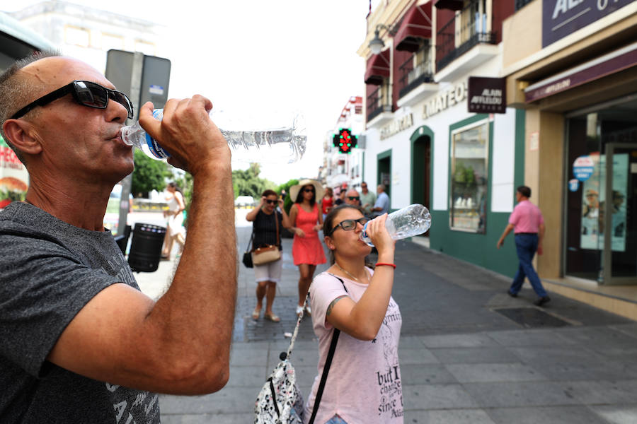 Las temperaturas superaron los 40 grados en casi todo el territorio extremeño