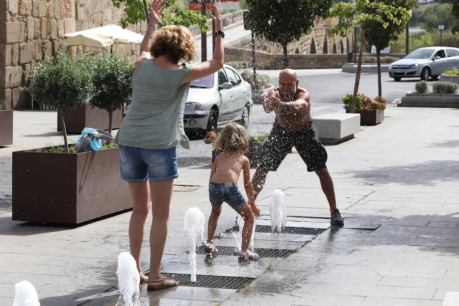 Las temperaturas superaron los 40 grados en casi todo el territorio extremeño