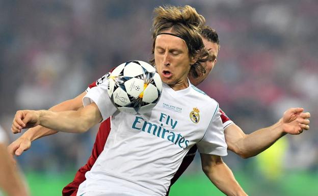 Luka Modric, durante la última final de la Liga de Campeones. 