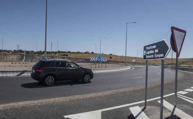 Entrada a la Plataforma Logística