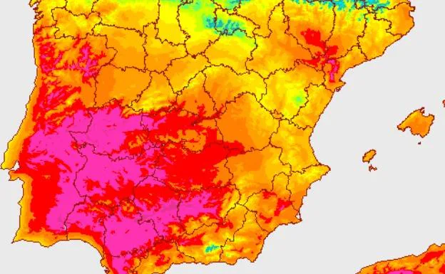 Extremadura registra 8 de las 10 temperaturas más altas de España a medianoche
