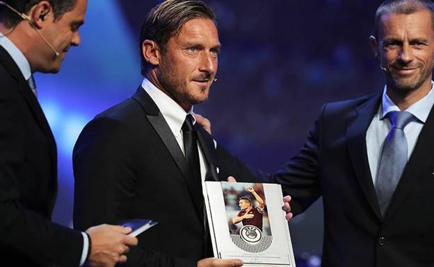 Totti fue galardonado en la última gala celebrada en Mónaco