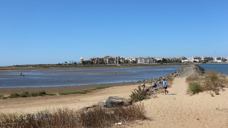 Punta del Moral vista desde Isla Cristina