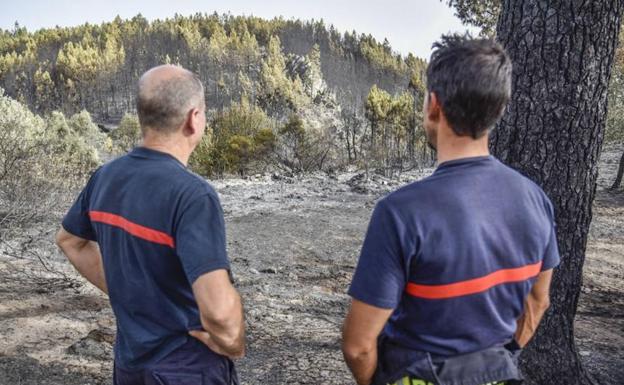 Imagen. Incendio de San Vicente de Alcántara