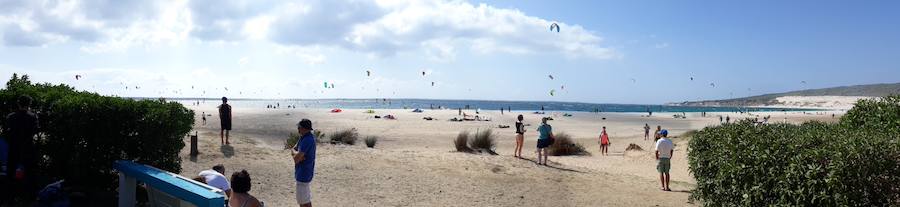 Playa de Valdevaqueros en Tarifa. 