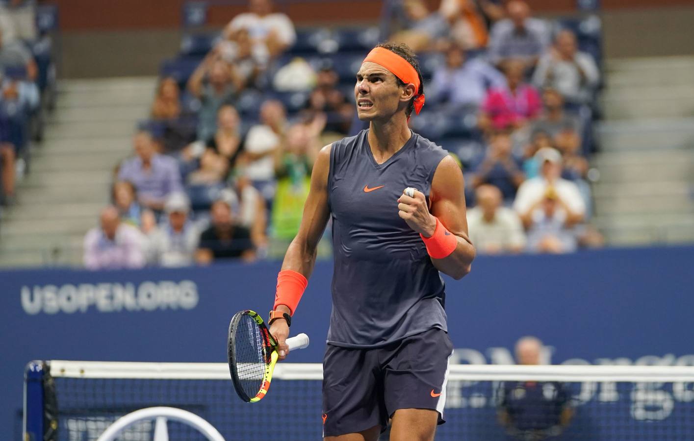 Las mejores imágenes del partido de cuartos de final del Abierto de Estados Unidos entre Rafa Nadal y Dominic Thiem. 