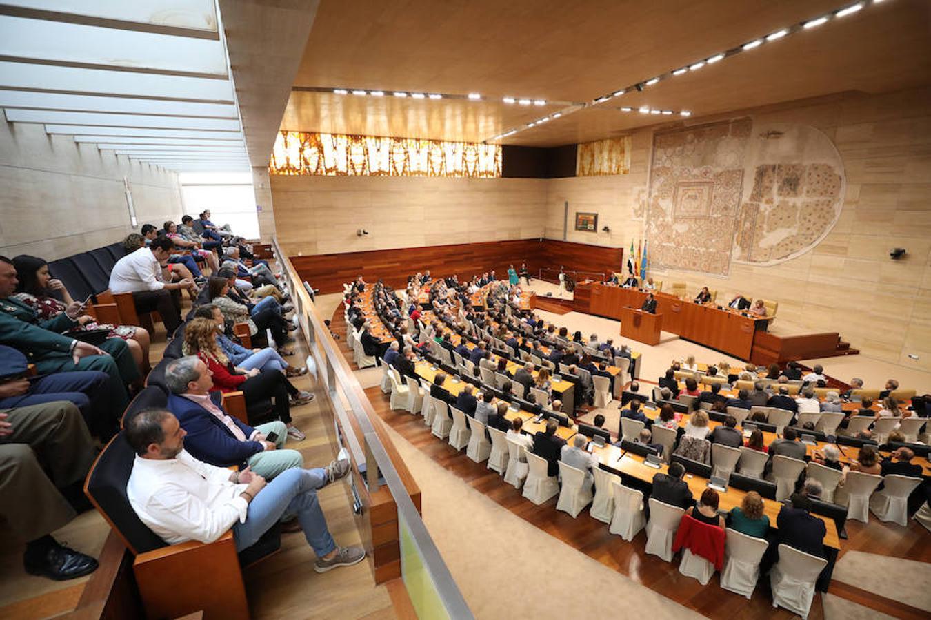 El presidente de la Junta, Guillermo Fernández Vara, ha pedido un pacto de Estado para abordar el reto demográfico y el cambio climático