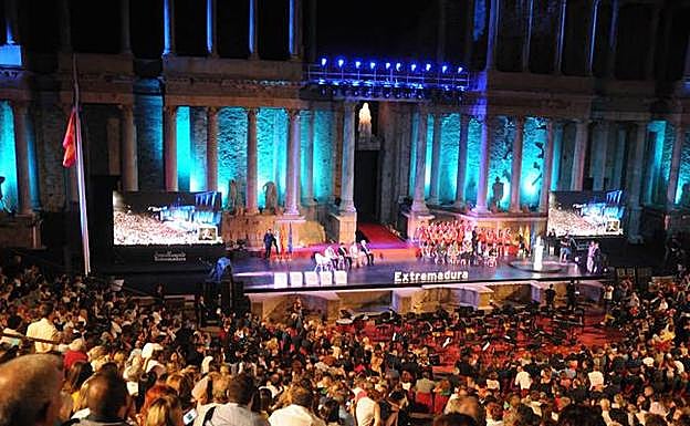 Acto de entrega de las Medallas de Extremadura