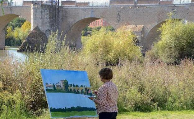 Badajoz hace de modelo para pintores de toda España