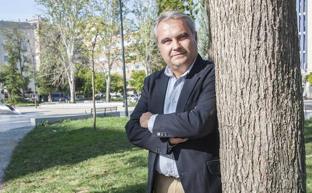 Fragoso, en la plaza de las Américas. :: 