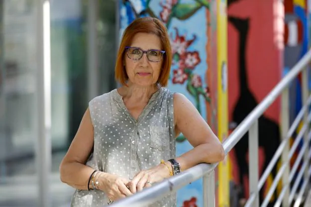 Carmen Heras en la Facultad de Formación del Profesorado. :: lorenzo cordero