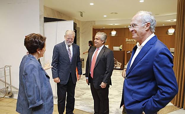 Ibarra, a su llegada al V Centenario. :: 