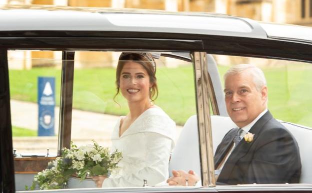 Boda de la princesa Eugenia con Jack Brooksbank. 