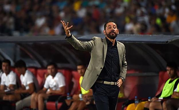l entrenador del Sevilla, Pablo Machín