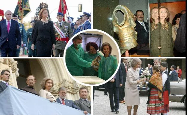 De Las Hurdes a Olivenza: visitas destacadas de la Reina Sofía a Extremadura