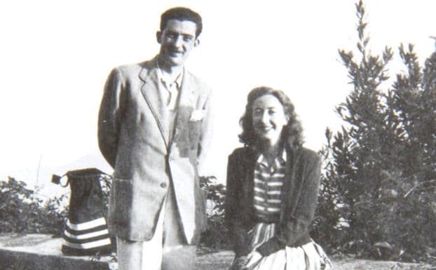 Tatiana Pérez de Guzmán el Bueno junto a su marido, Julio Peláez.:: FUNDACIÓN TATIANA PÉREZ DE GUZMÁN EL BUENO
