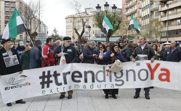 Imagen de archivo de una marcha organizada por Milana Bonita en Cáceres. 