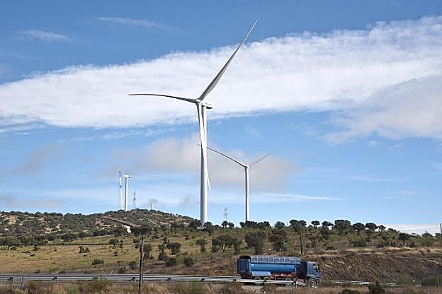 El parque eólico del Merengue toma forma