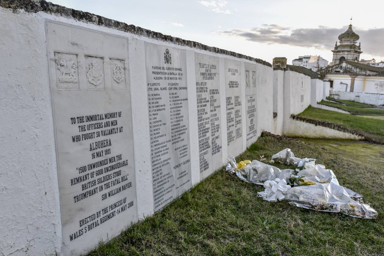 En Elvas reposan desde hace más de 200 años tres soldados ingleses caídos en los sitios de Badajoz y en la batalla de la Albuera
