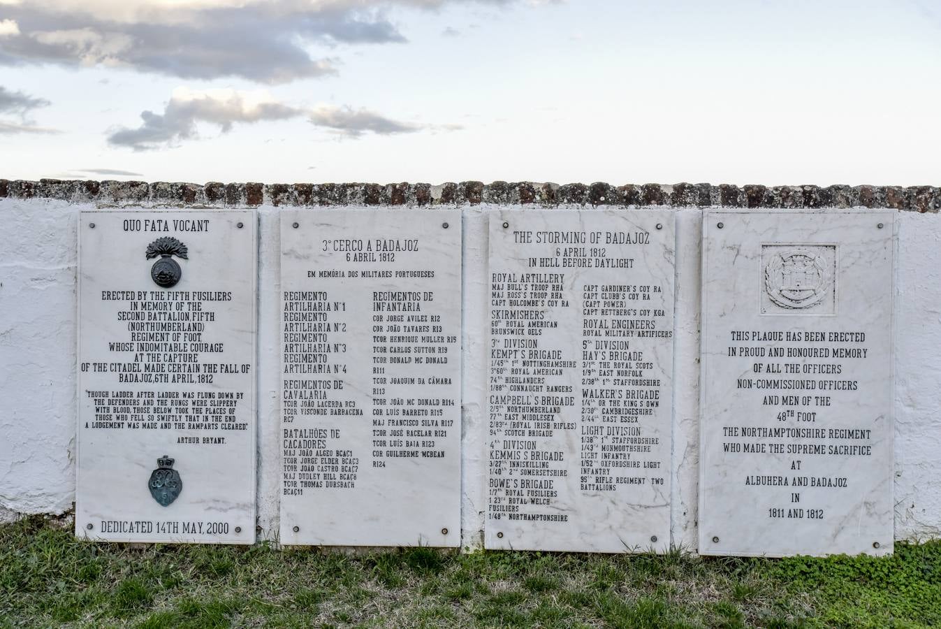 En Elvas reposan desde hace más de 200 años tres soldados ingleses caídos en los sitios de Badajoz y en la batalla de la Albuera