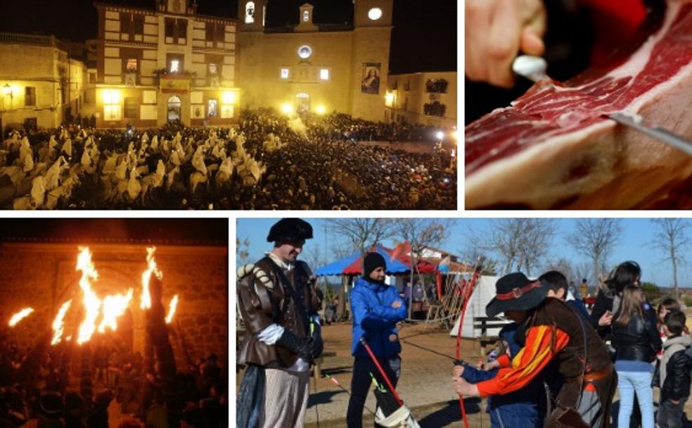 Un puente para vibrar con la tradición, regresar al medievo y disfrutar de los sabores del ibérico