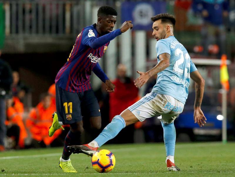 Barcelona y Celta se enfrentaron en el Camp Nou en la 17ª jornada de Liga.