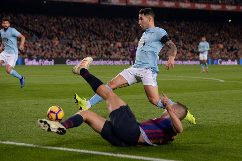 Barcelona y Celta se enfrentaron en el Camp Nou en la 17ª jornada de Liga.