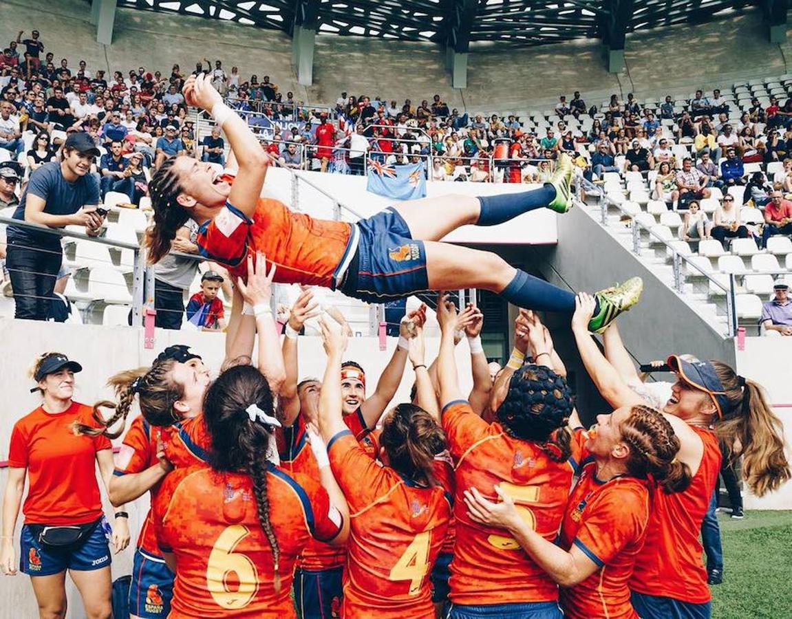 María Ribera | Rugby. Se retiró de la selección española tras siete años con un quinto puesto en el Mundial y una séptima plaza en las Series Mundiales con el seven.