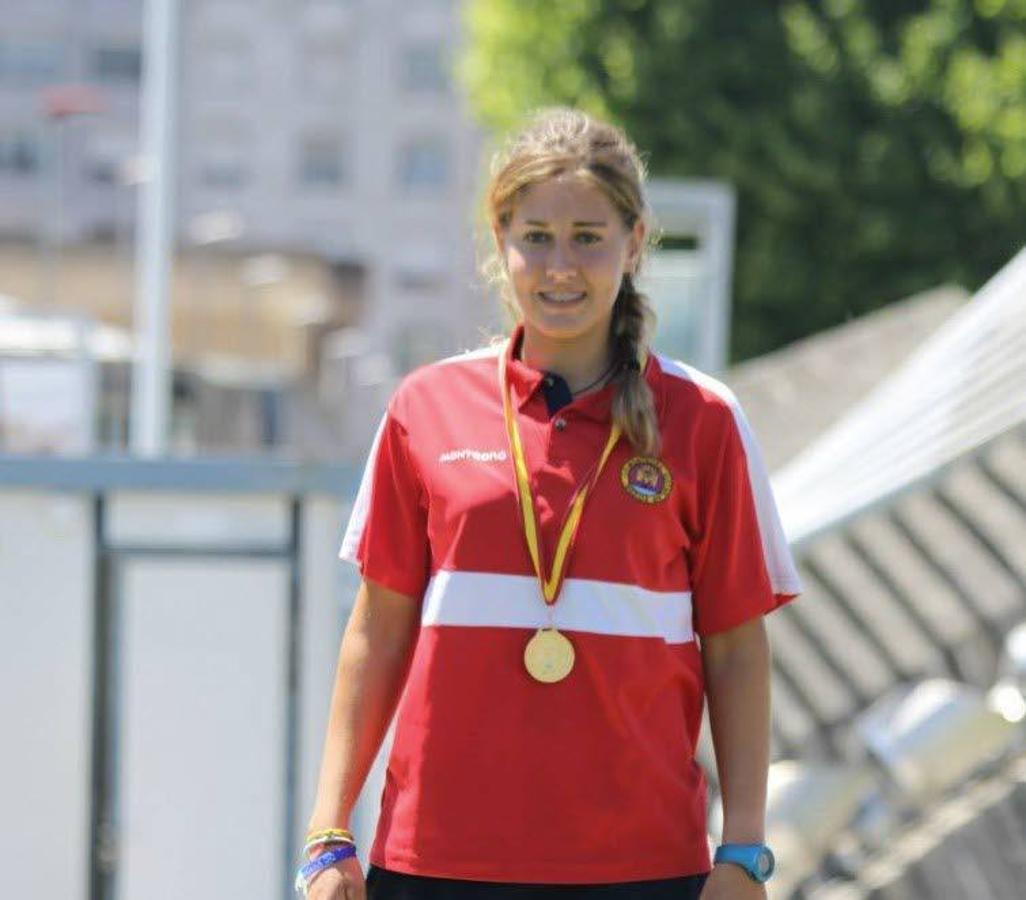 Estefanía Fernández | Piragüismo. Campeona de España en K1 sub-23, en K2 con Teresa Tirado y K4 1.000 y 500 con Marta Figueroa, Celia Morales, Ainhoa Trinidad y Tirado.