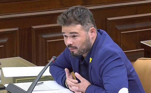 El diputado ERC, Gabriel Rufián.