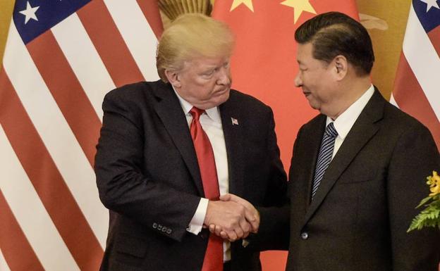 Donald Trump y Xi Jinping, durante un encuentro en 2017