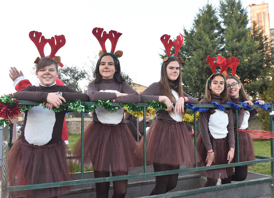 Niños en la Cabalgata de Coria. 