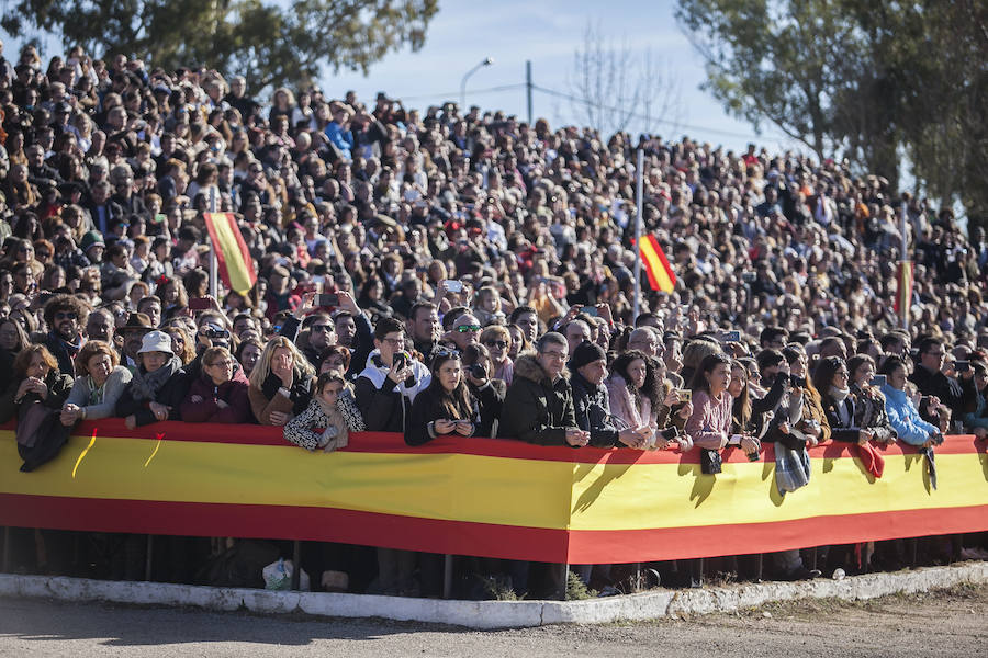 Las gradas del Cefot se quedaron pequeñas para acoger a lso familiares y amigos que llegaron